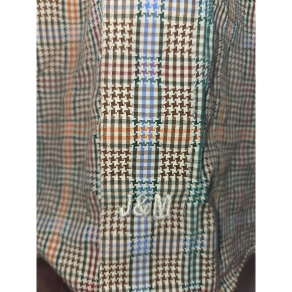 Johnston & Murphy Mens Tailored Fit Jacquard Dress Shirt XL - Picture 7 of 8